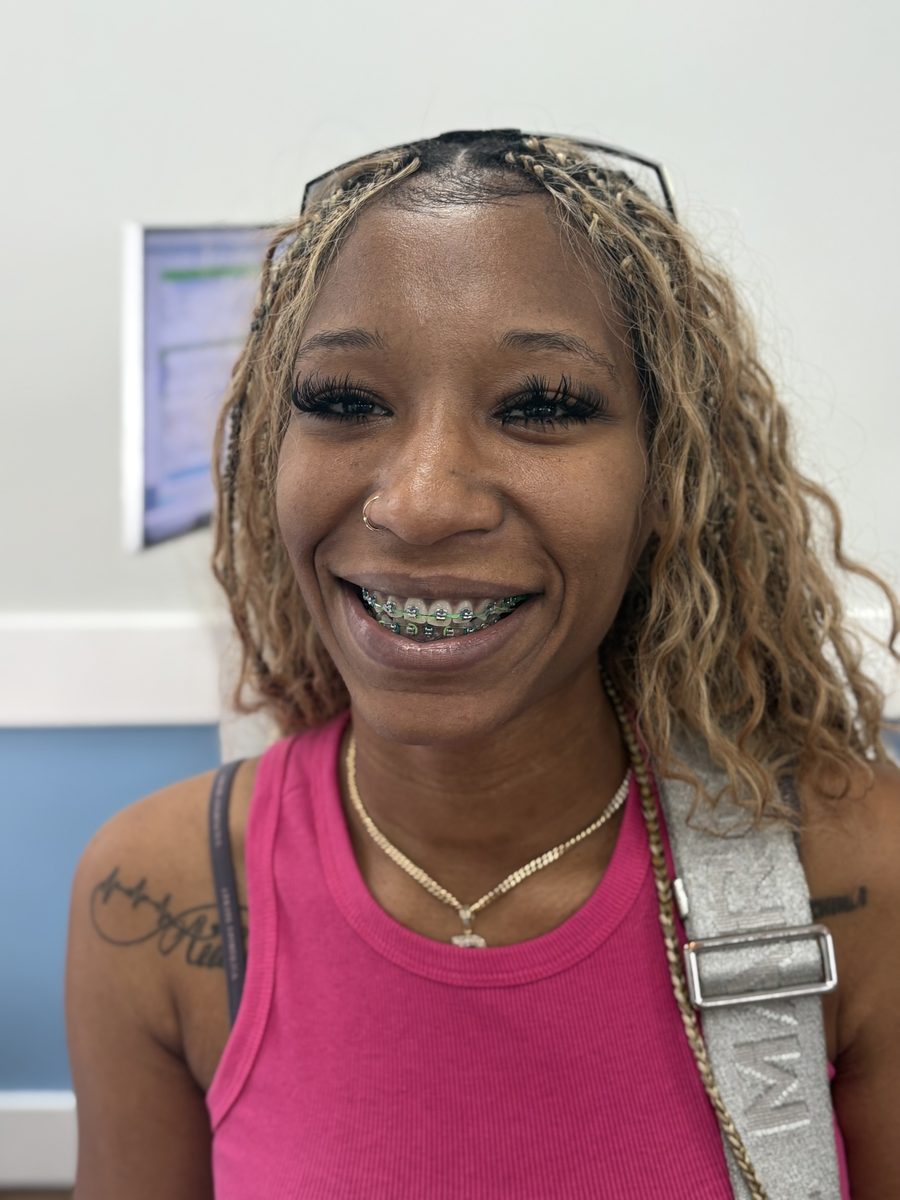 Adult Invisalign patient smiling